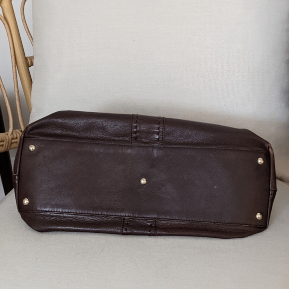 YSL Brown/Bronze reversible tote bag - Picture 3 of 8